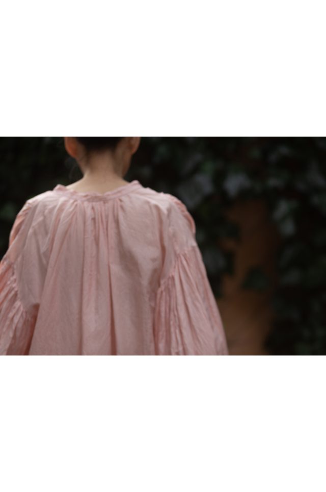 <h3>BLOUSE 129-2 MANGROVE-PINK COTTON SILK</h3>
